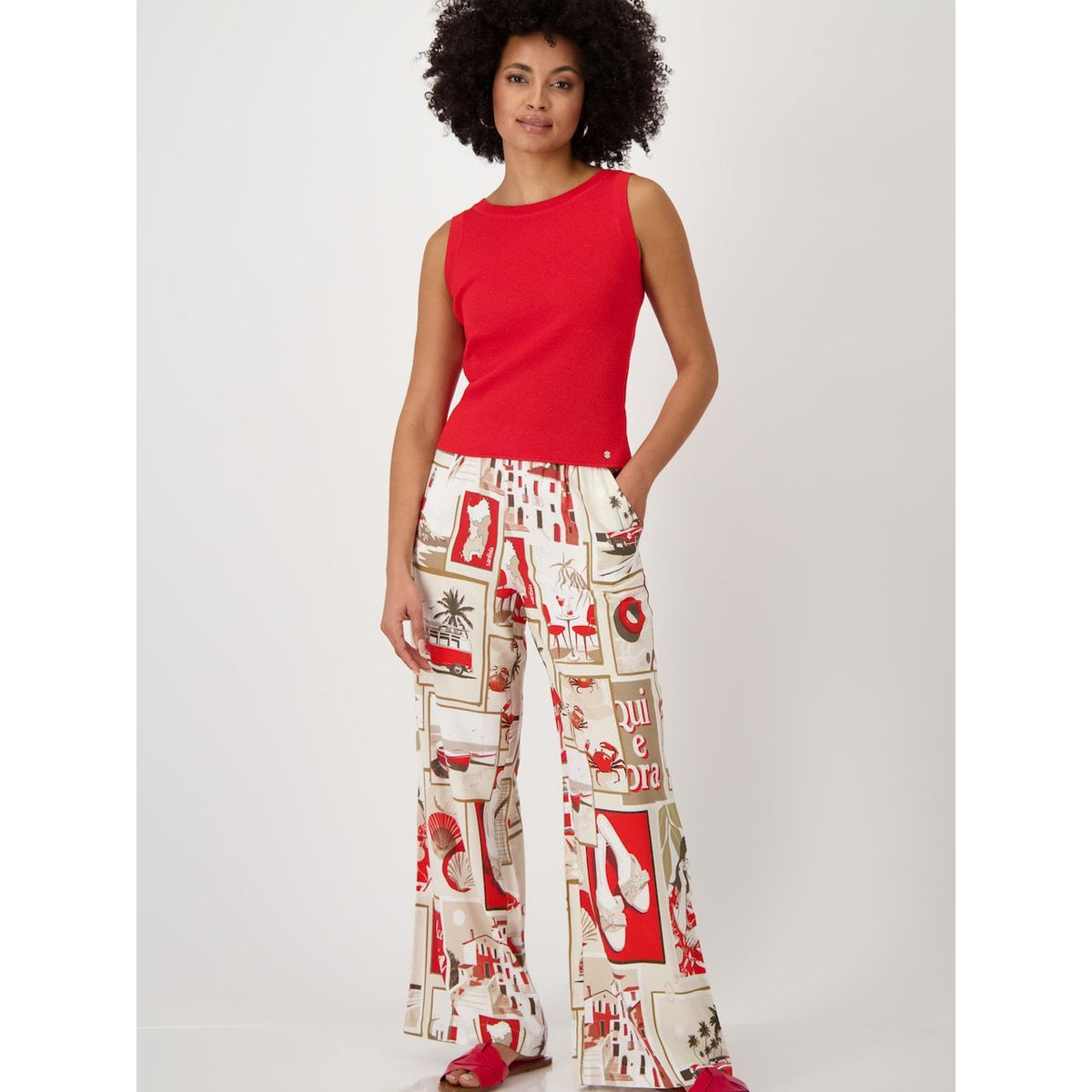 MONARI | WIDELEG PRINTED PANT
