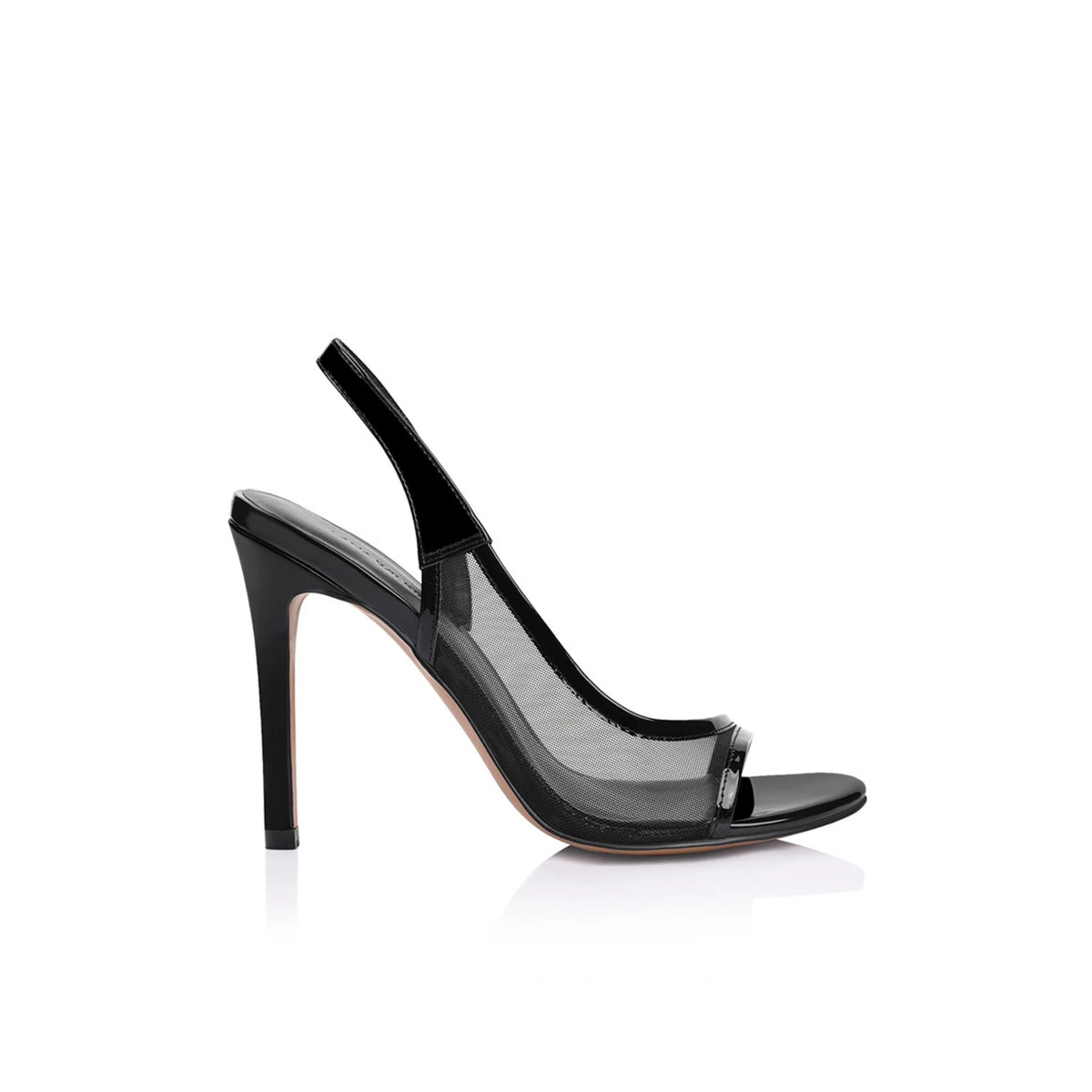 LANA WILKINSON | GISELLE HEEL - Black Mesh