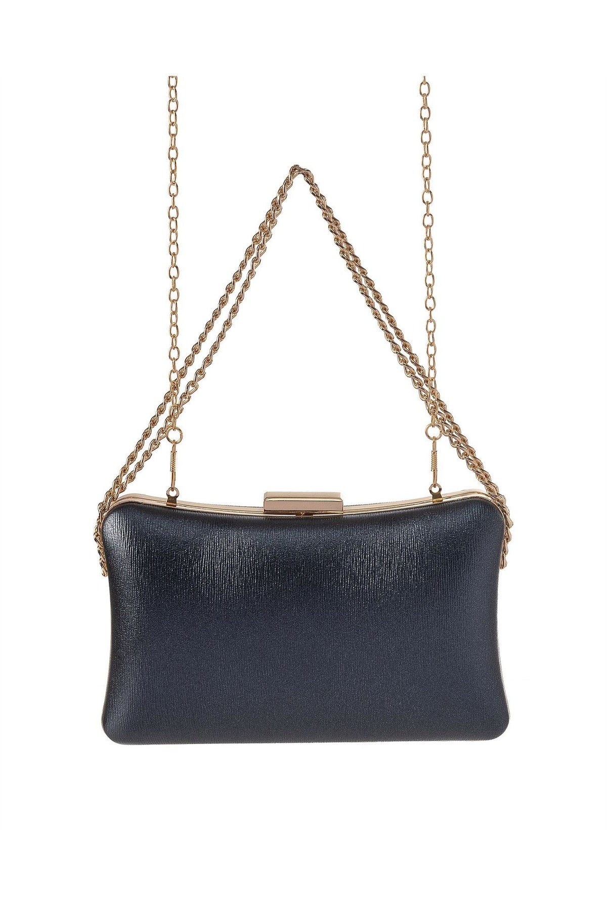GREGORY LADNER | AVA BAG WITH SIDE CHAIN - Navy