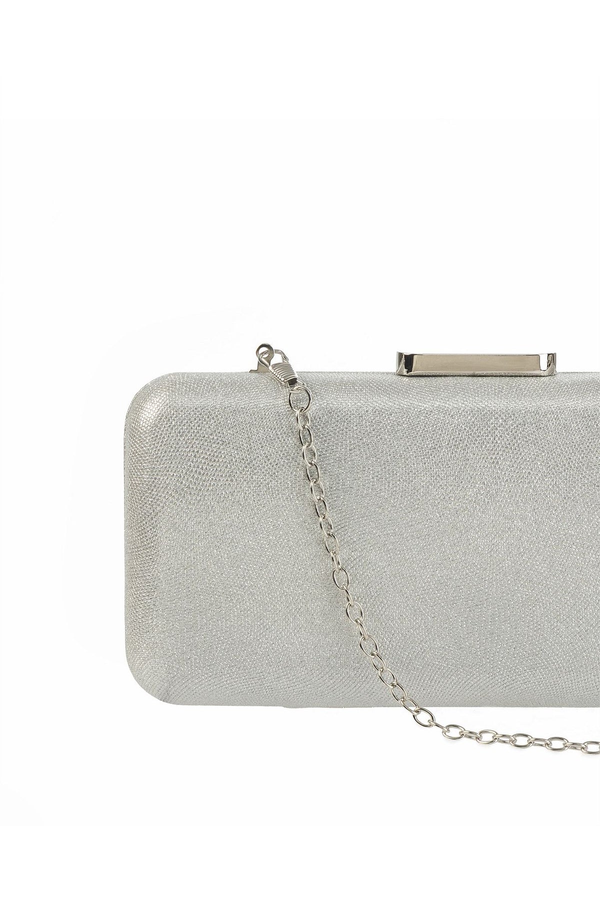 GREGORY LADNER | JEANNIE METALLIC BOX CLUTCH BAG