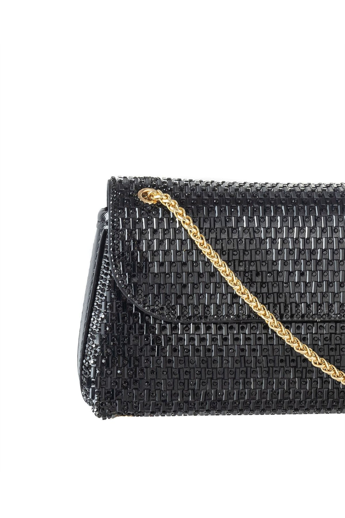 GREGORY LADNER | POUCHETTE STUD DETAIL CHAIN SHOULDER BAG