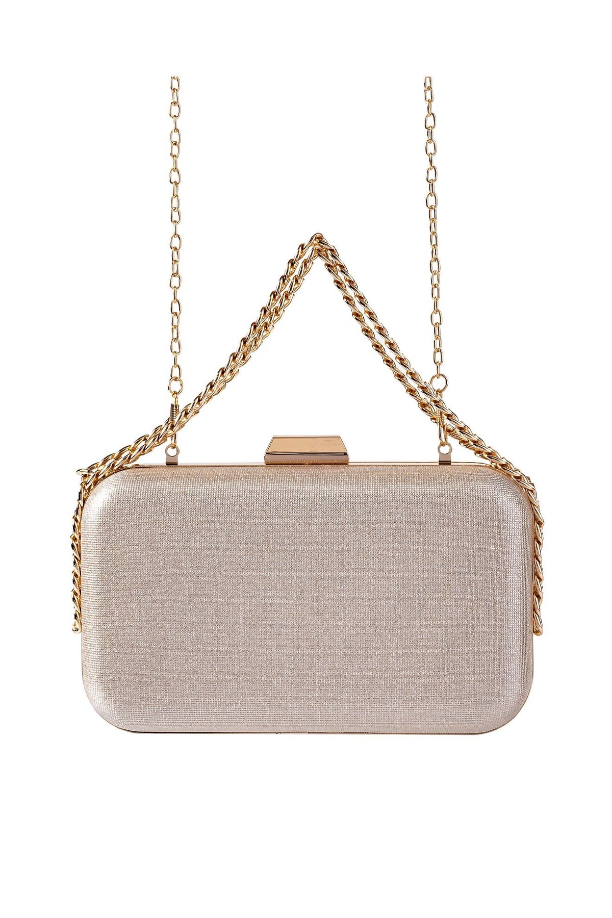 GREGORY LADNER | RECTANGLE CLUTCH BAG - CHAMPAGNE
