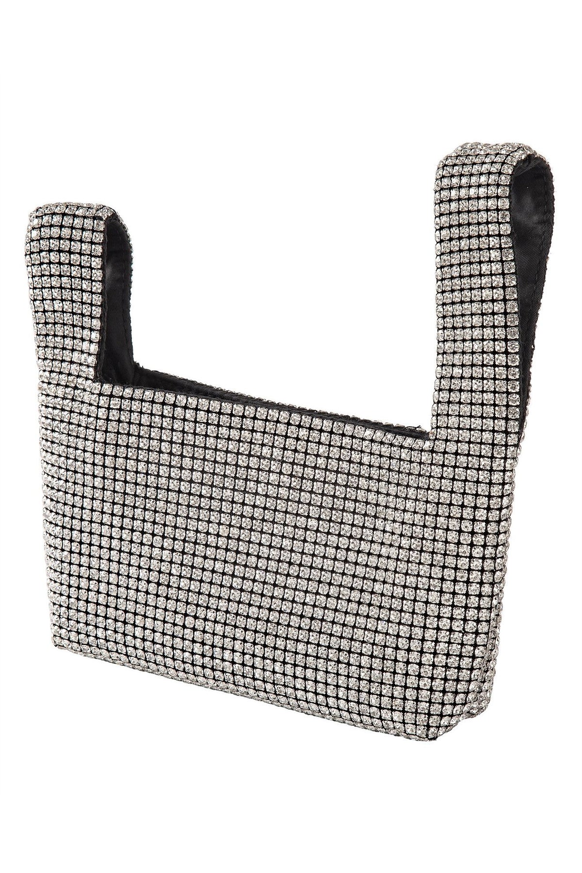 GREGORY LADNER | STONES KNOT CRYSTAL MESH MINI TOTE BAG