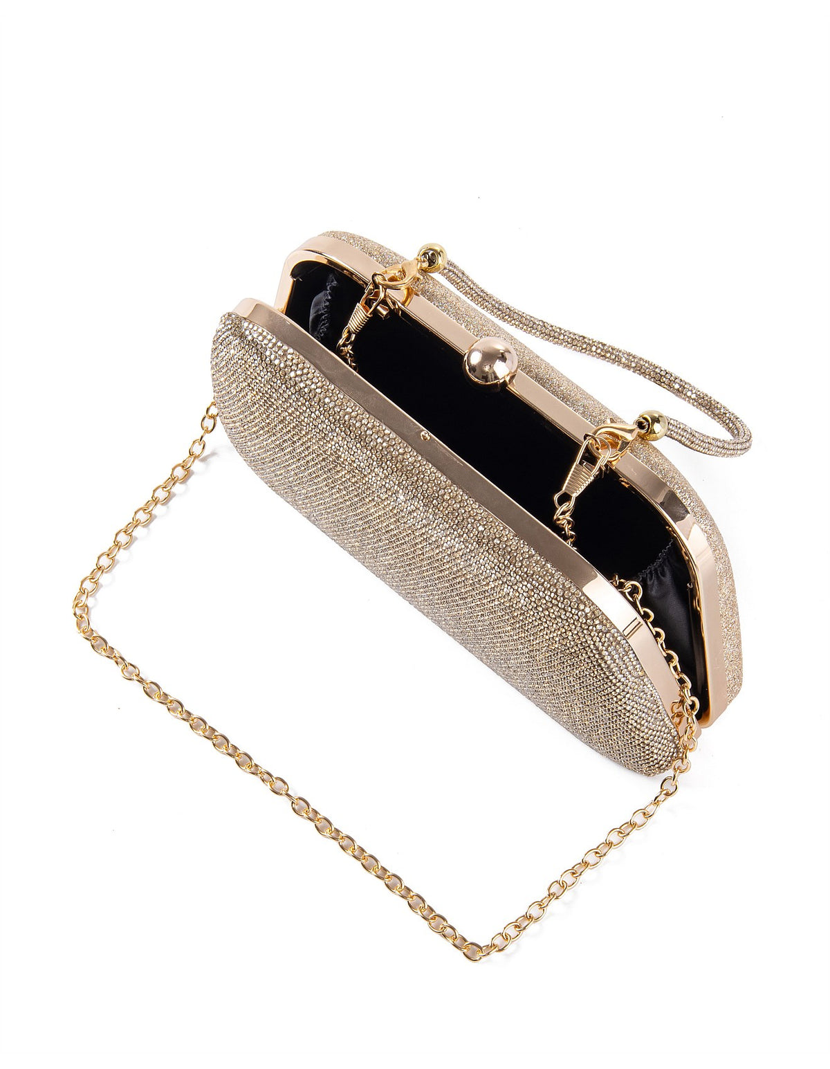 GREGORY LADNER | GINA CRYSTAL FRAME HANDLE EVENING BAG