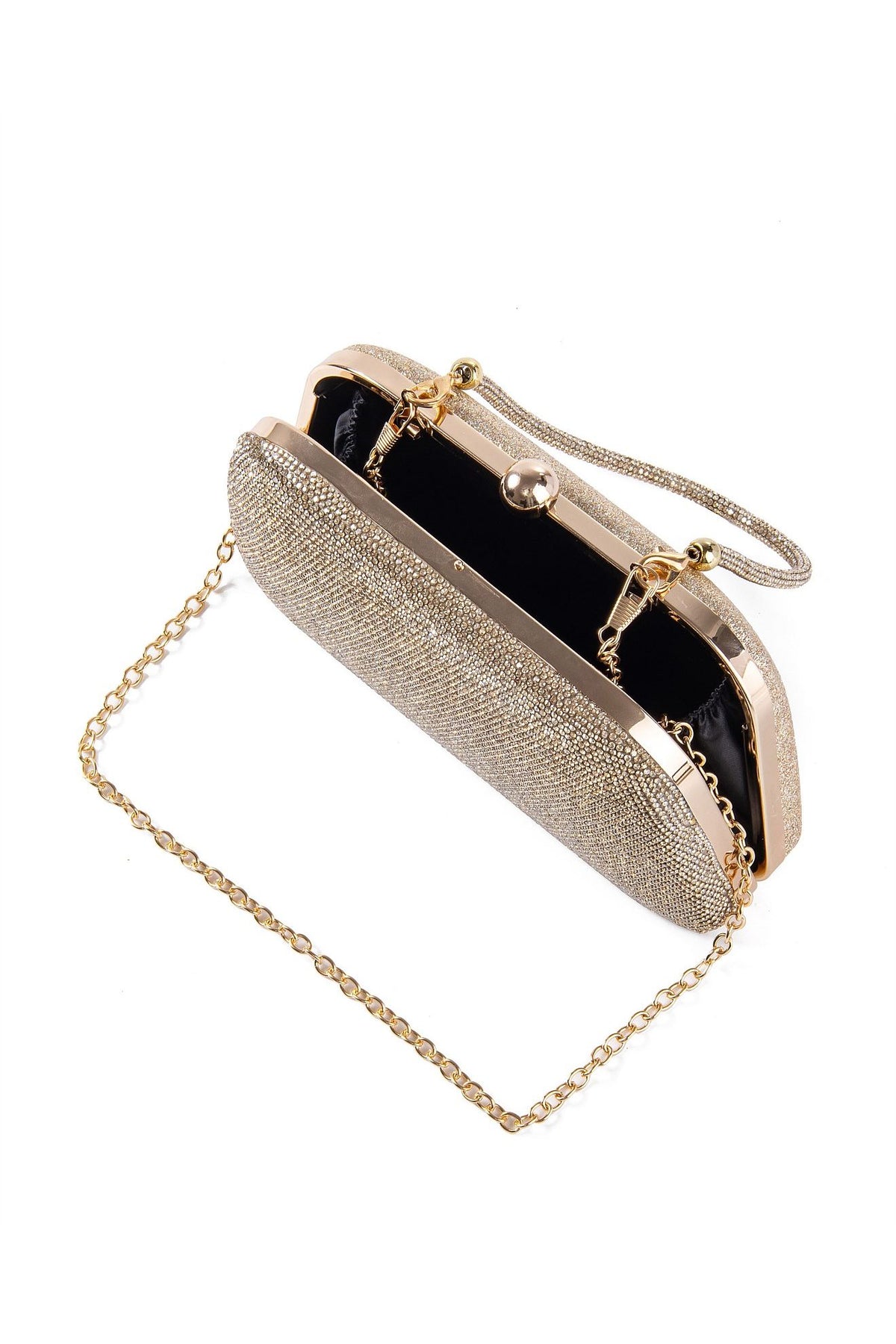 GREGORY LADNER | GINA CRYSTAL FRAME HANDLE EVENING BAG
