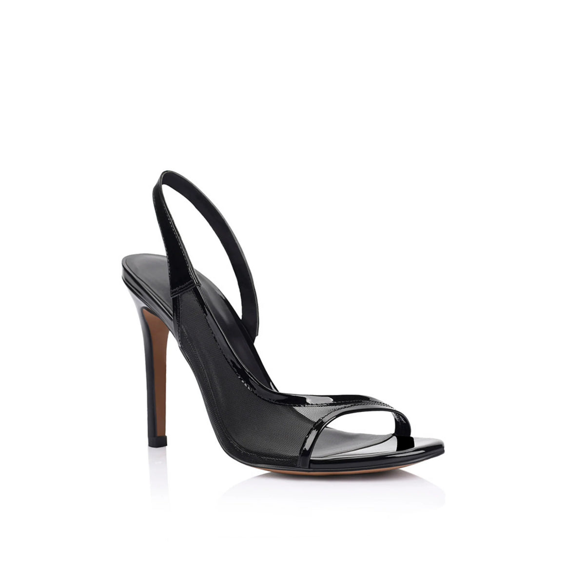LANA WILKINSON | GISELLE HEEL - Black Mesh