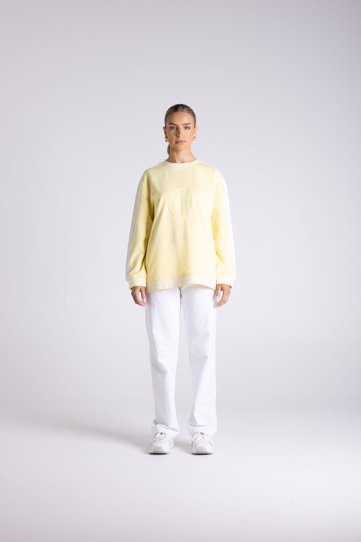 Two T's | Mia Logo Sweat - Yellow