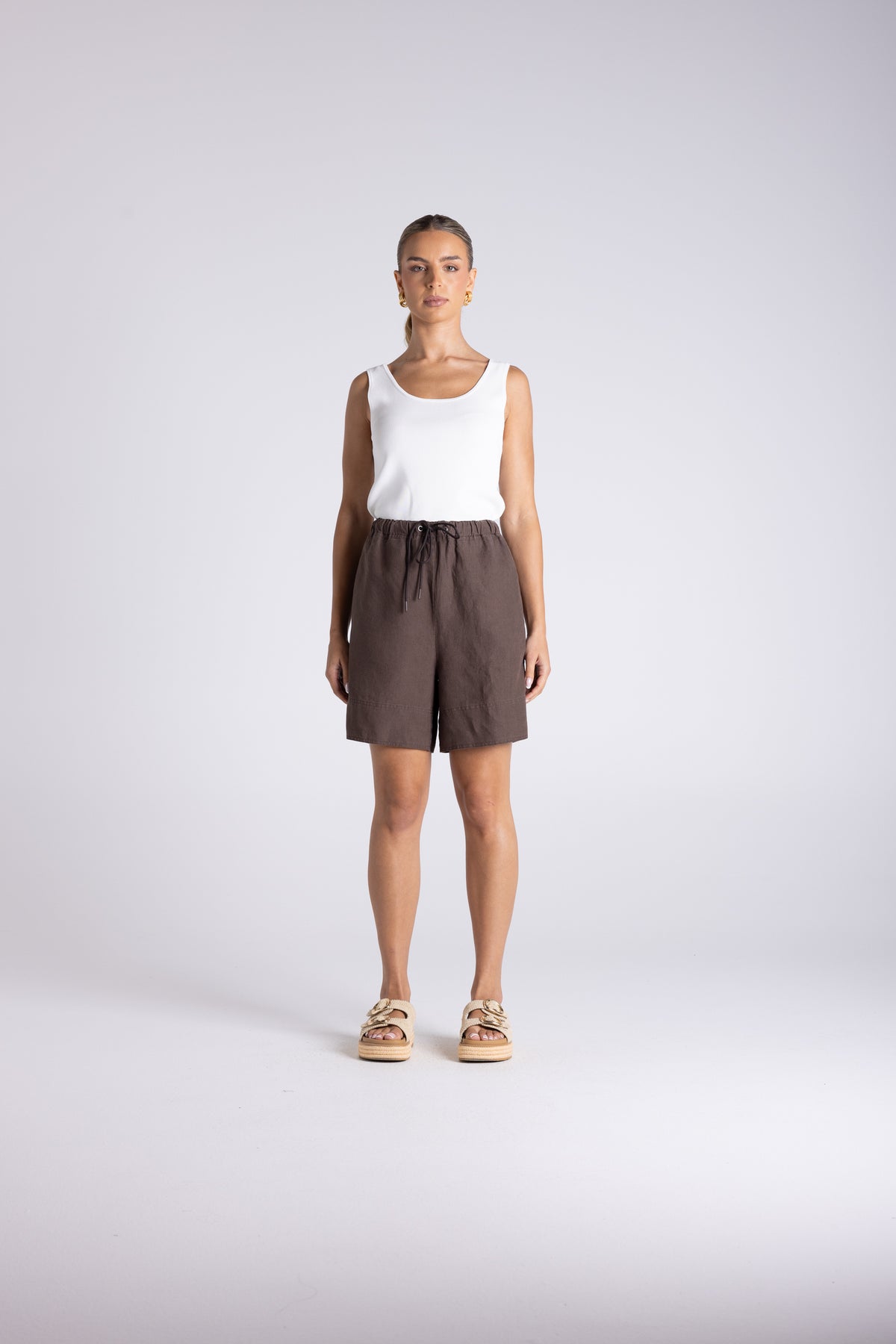 Two T's | Asher Short - Chestnut