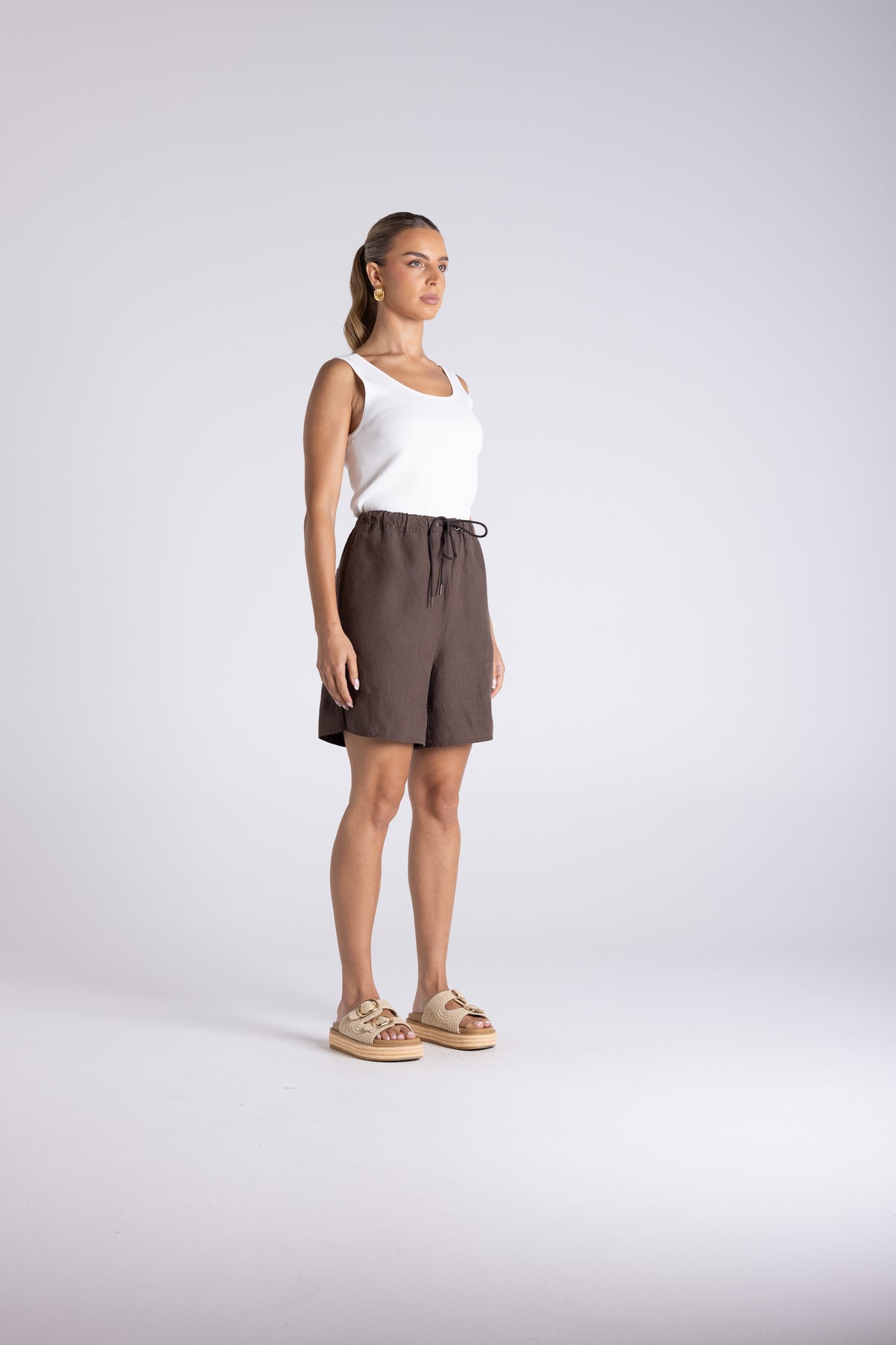 Two T's | Asher Short - Chestnut