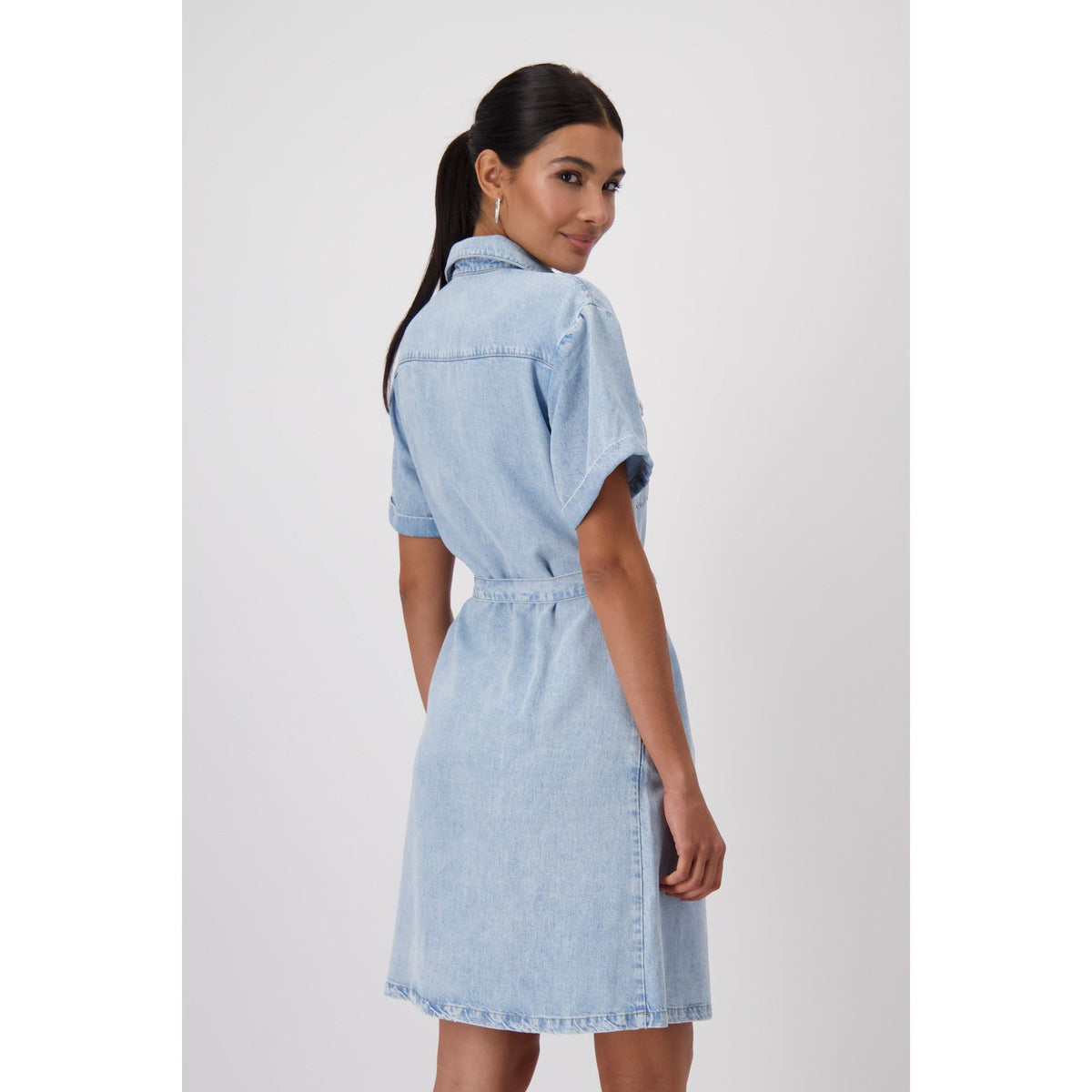 MONARI | DENIM MINI DRESS