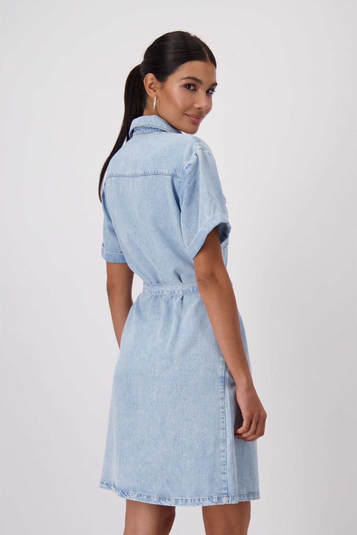 MONARI | DENIM MINI DRESS
