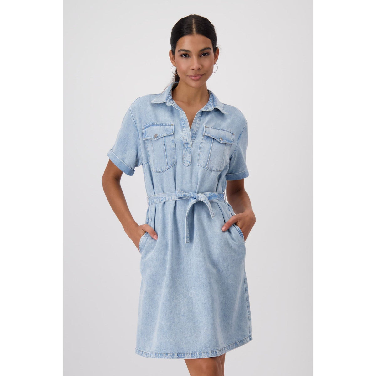 MONARI | DENIM MINI DRESS