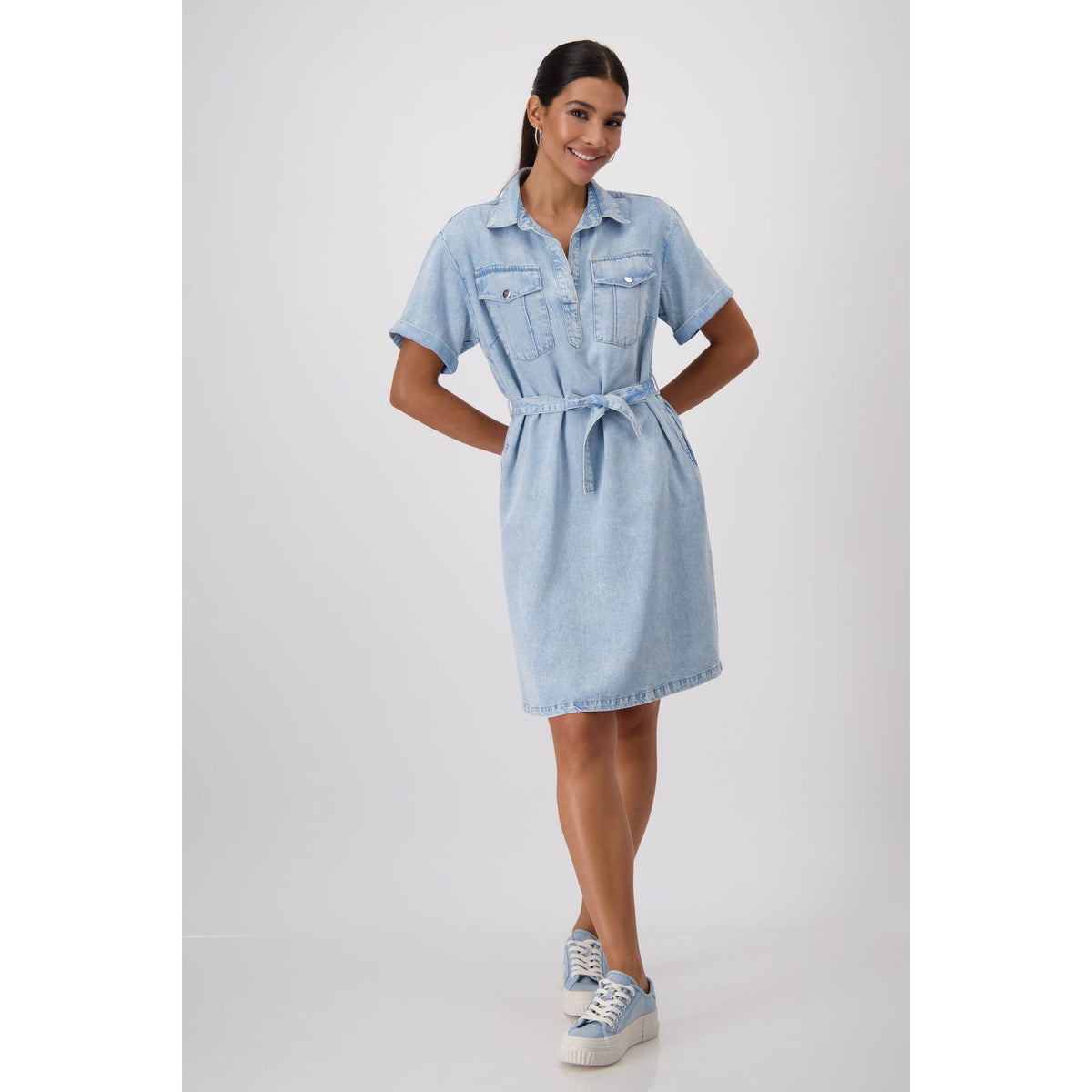 MONARI | DENIM MINI DRESS