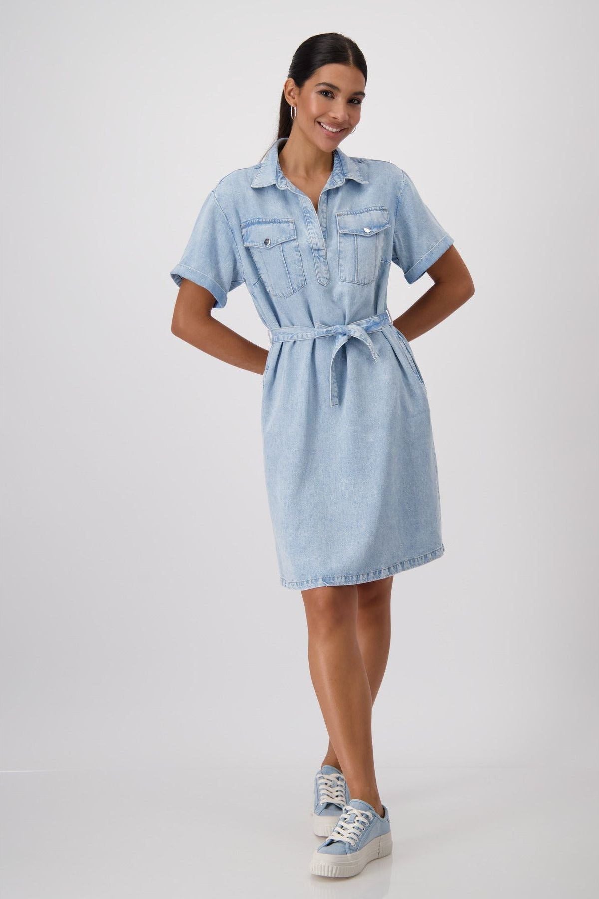 MONARI | DENIM MINI DRESS