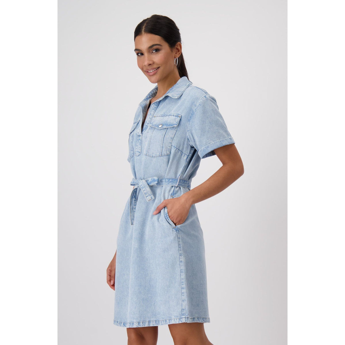 MONARI | DENIM MINI DRESS
