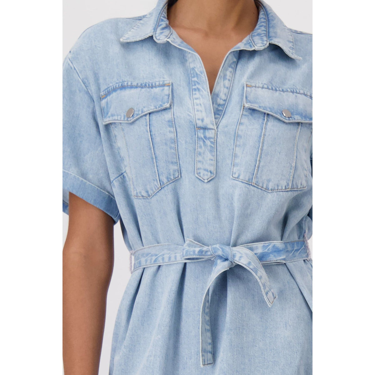 MONARI | DENIM MINI DRESS