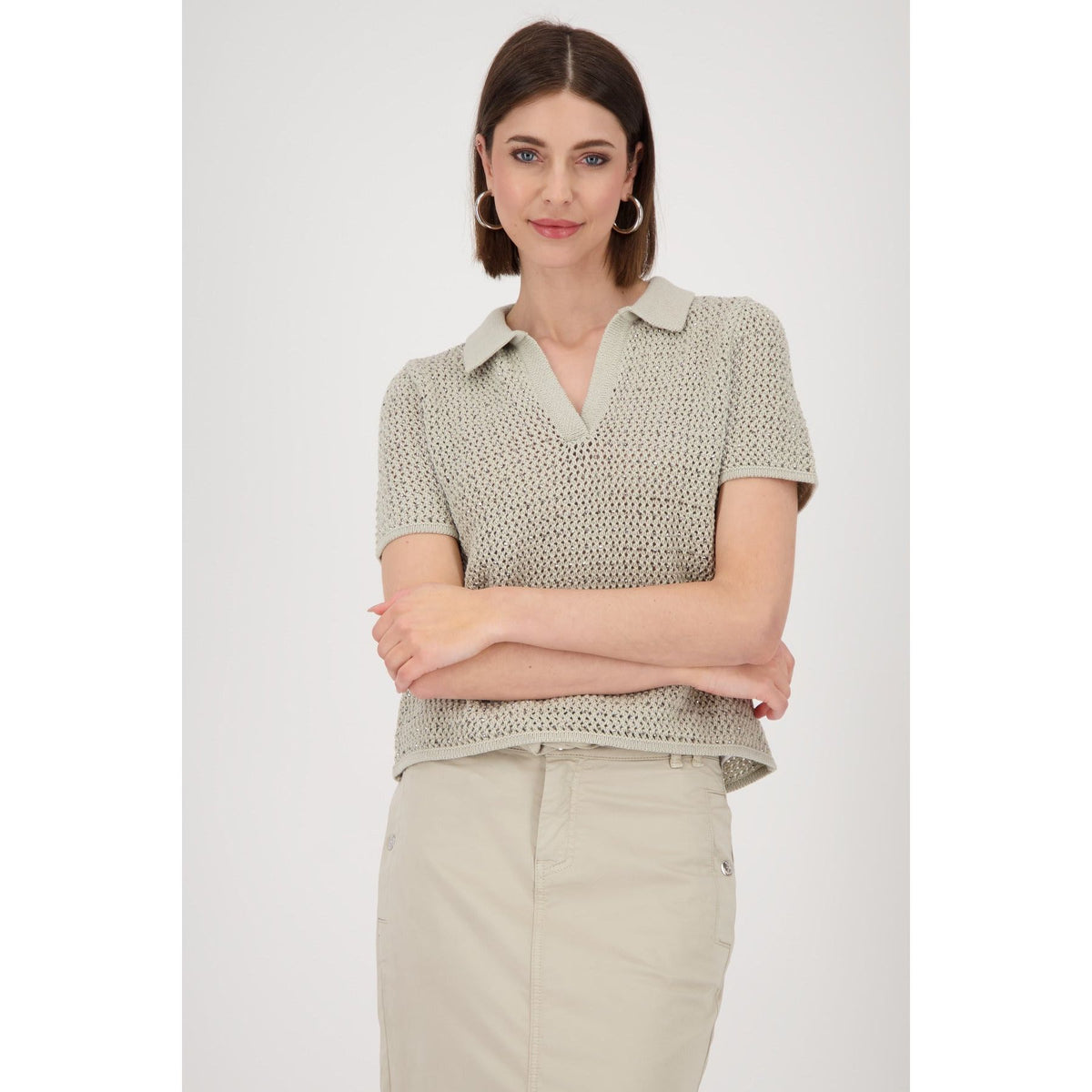 MONARI | PULLOVER POLO T-SHIRT