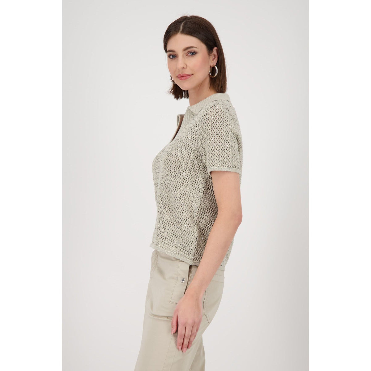 MONARI | PULLOVER POLO T-SHIRT