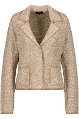 MONARI | OPENWORK JACKET - Brown