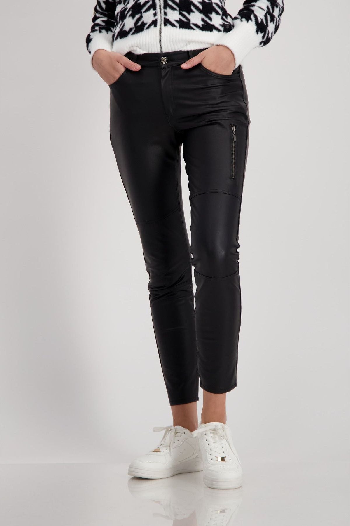 MONARI | Leather Look Pant