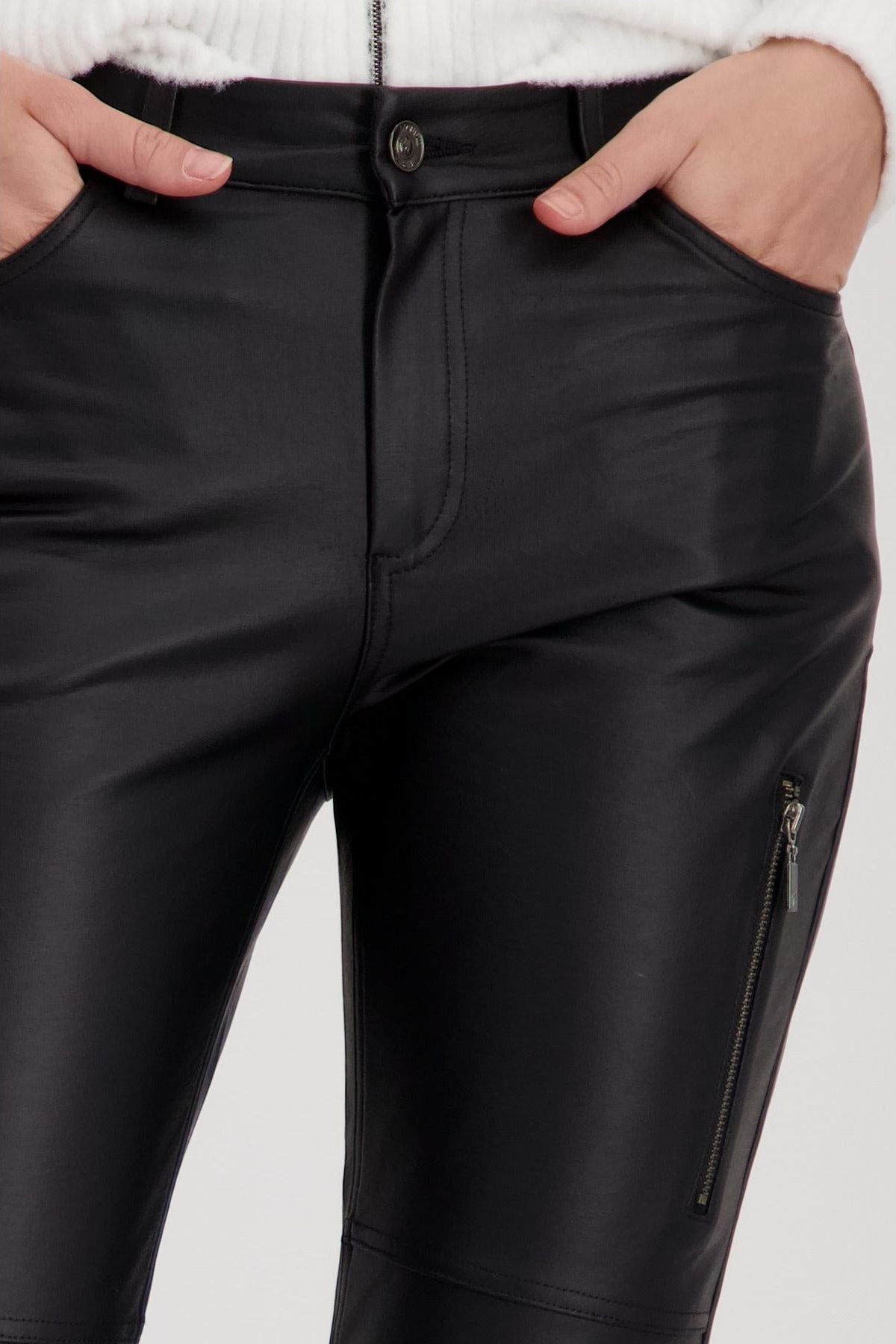 MONARI | Leather Look Pant