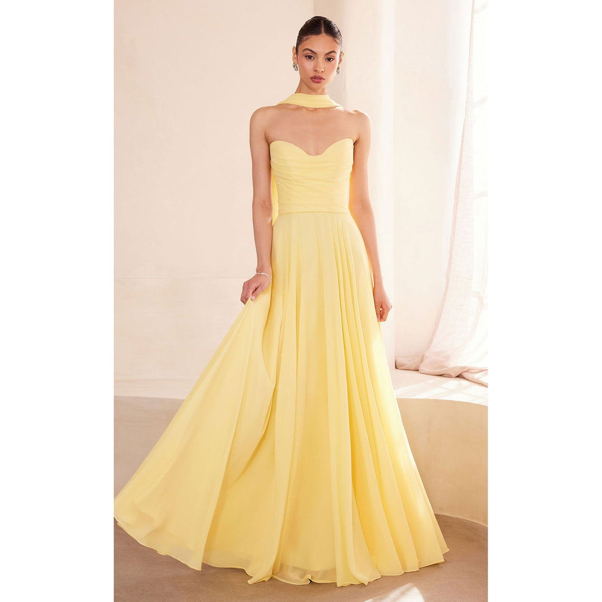 AMORIS BY CINDERELLA DIVINE | T703 - Light Yellow