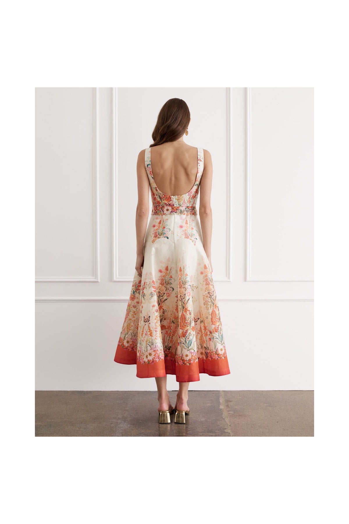 AQUA BLU | PHOEBE MIDI DRESS