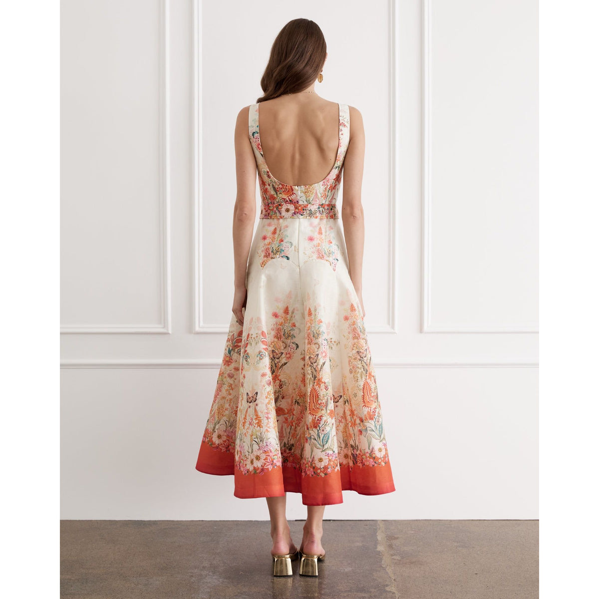 AQUA BLU | PHOEBE MIDI DRESS