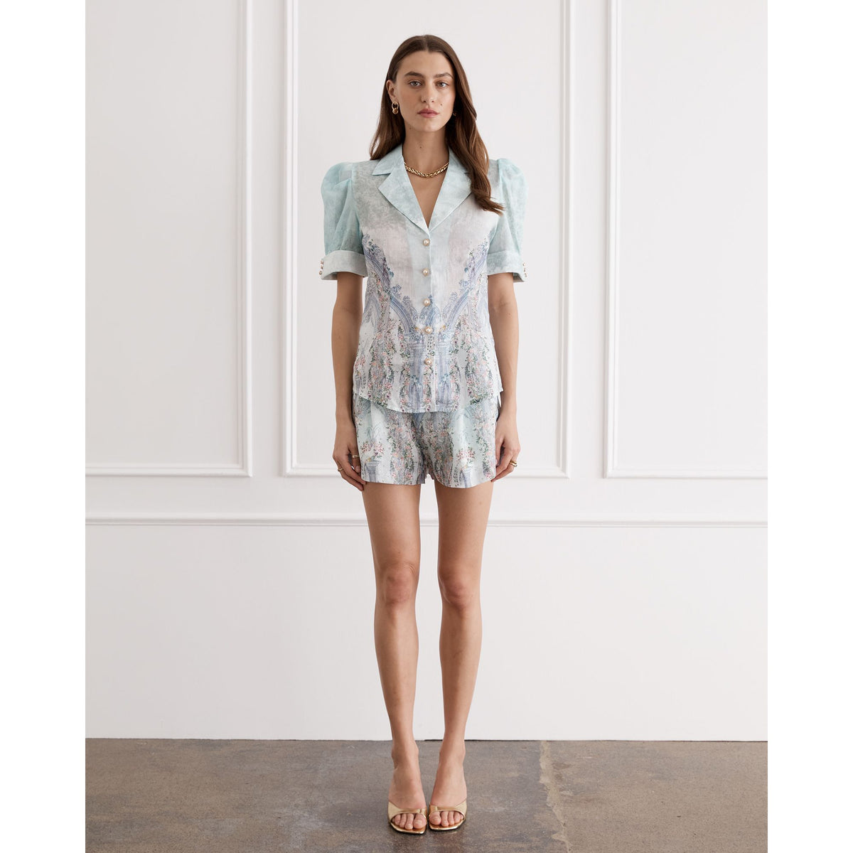 AQUA BLU | JOLENE SHORT SLEEVE SHIRT