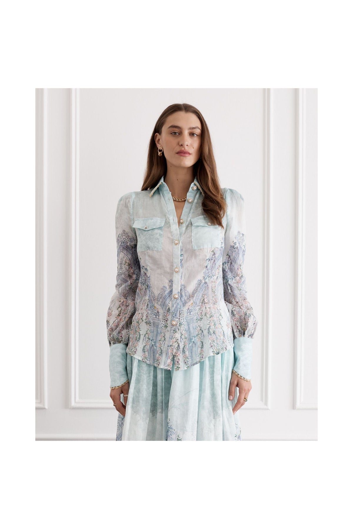 AQUA BLU | SASHA BLOUSE