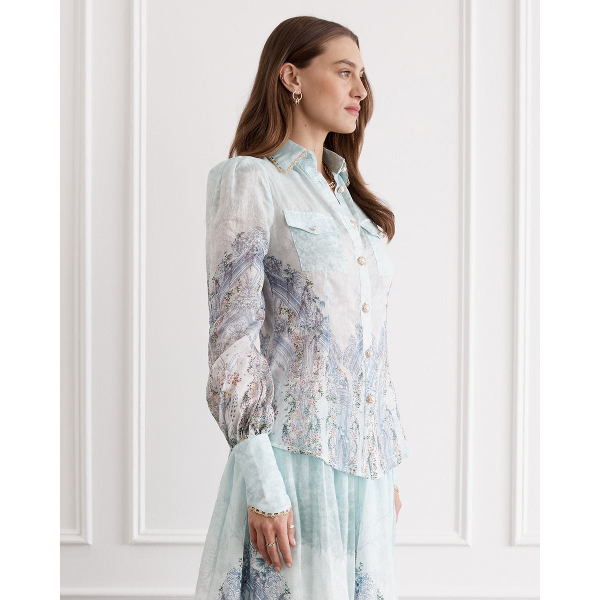 AQUA BLU | SASHA BLOUSE