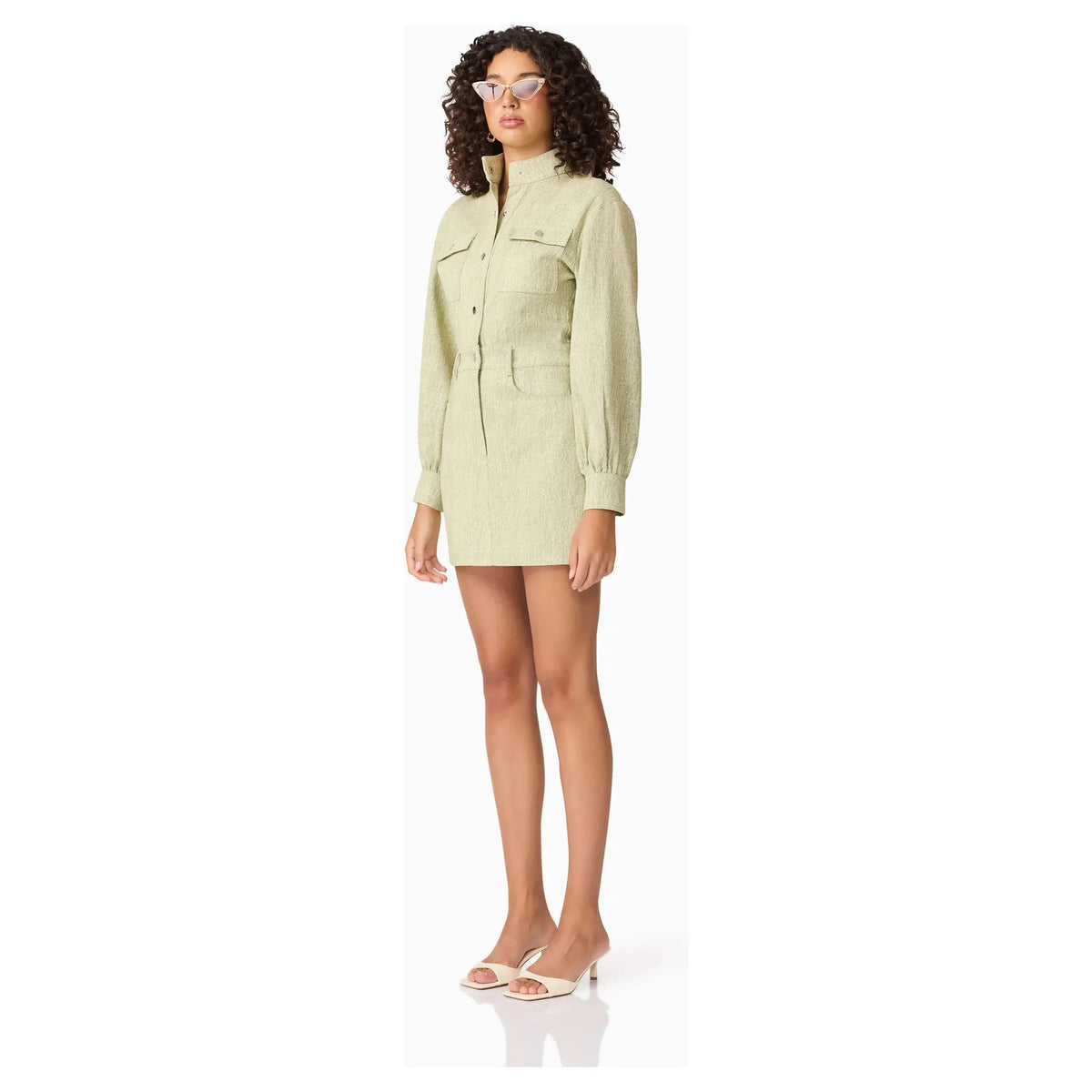 CURAAE | GRETAL LONG SLEEVE MINI DRESS