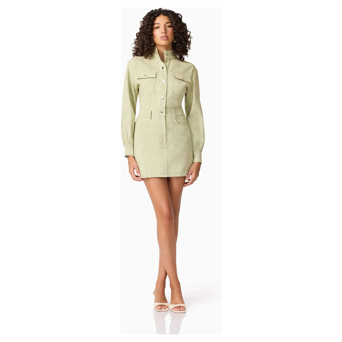 CURAAE | GRETAL LONG SLEEVE MINI DRESS