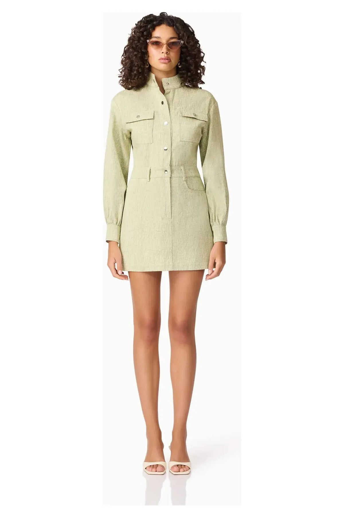 CURAAE | GRETAL LONG SLEEVE MINI DRESS