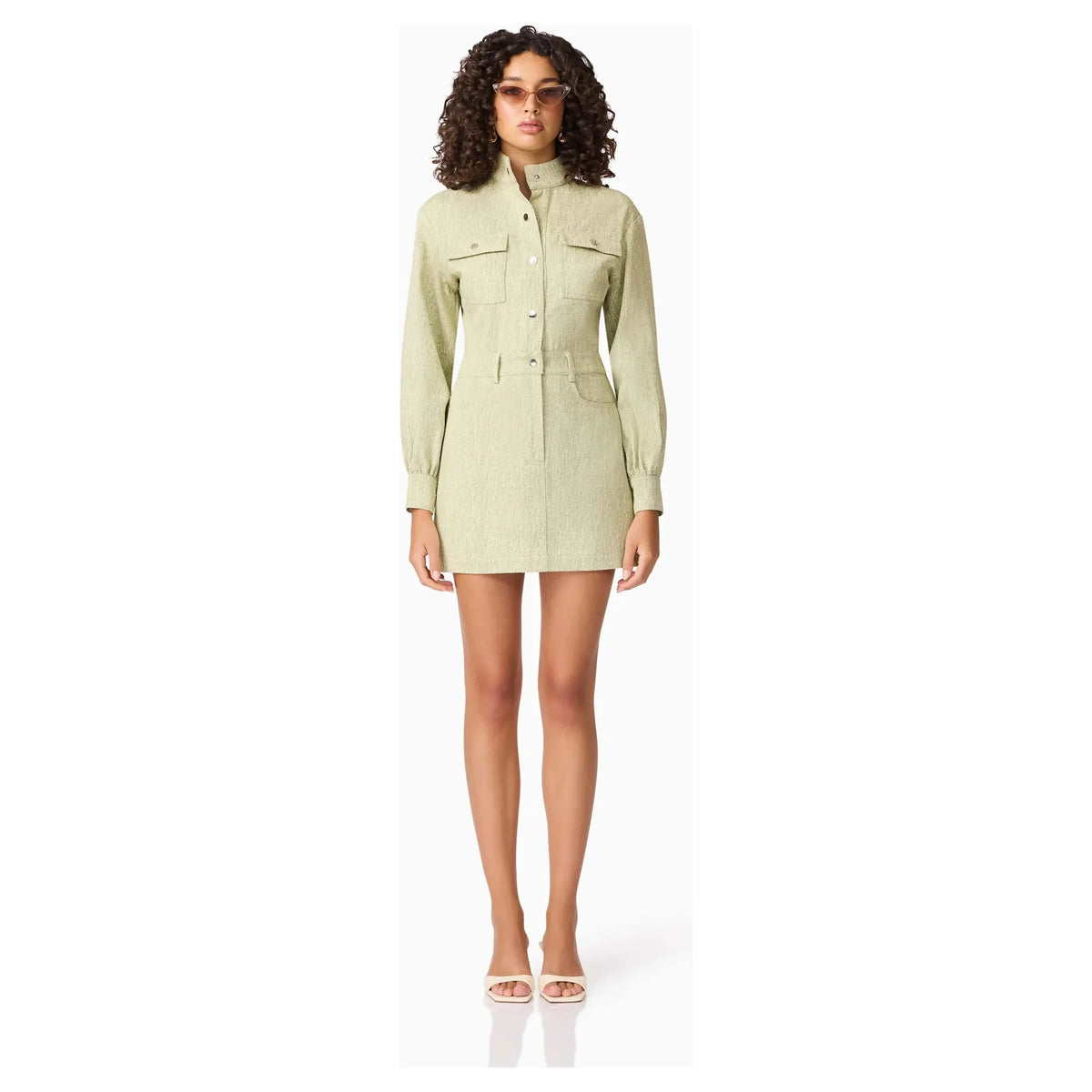 CURAAE | GRETAL LONG SLEEVE MINI DRESS