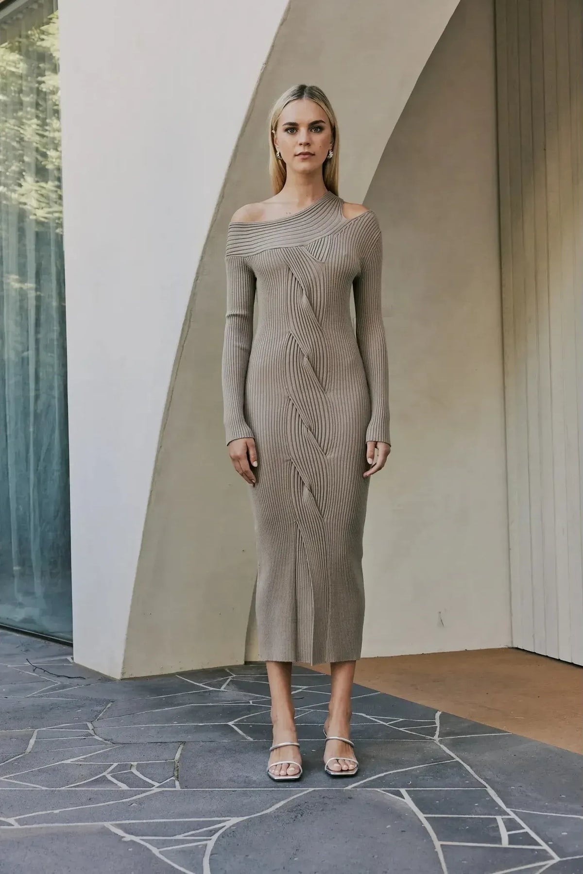 CURAAE | AMARA ONE SHOULDER ASYMMETRICAL DRESS