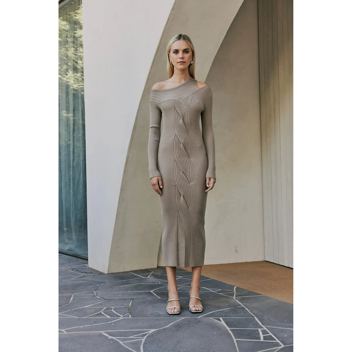 CURAAE | AMARA ONE SHOULDER ASYMMETRICAL DRESS