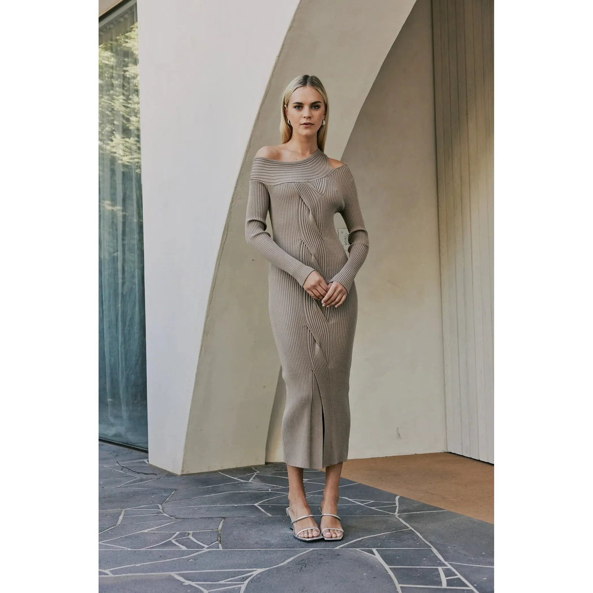 CURAAE | AMARA ONE SHOULDER ASYMMETRICAL DRESS