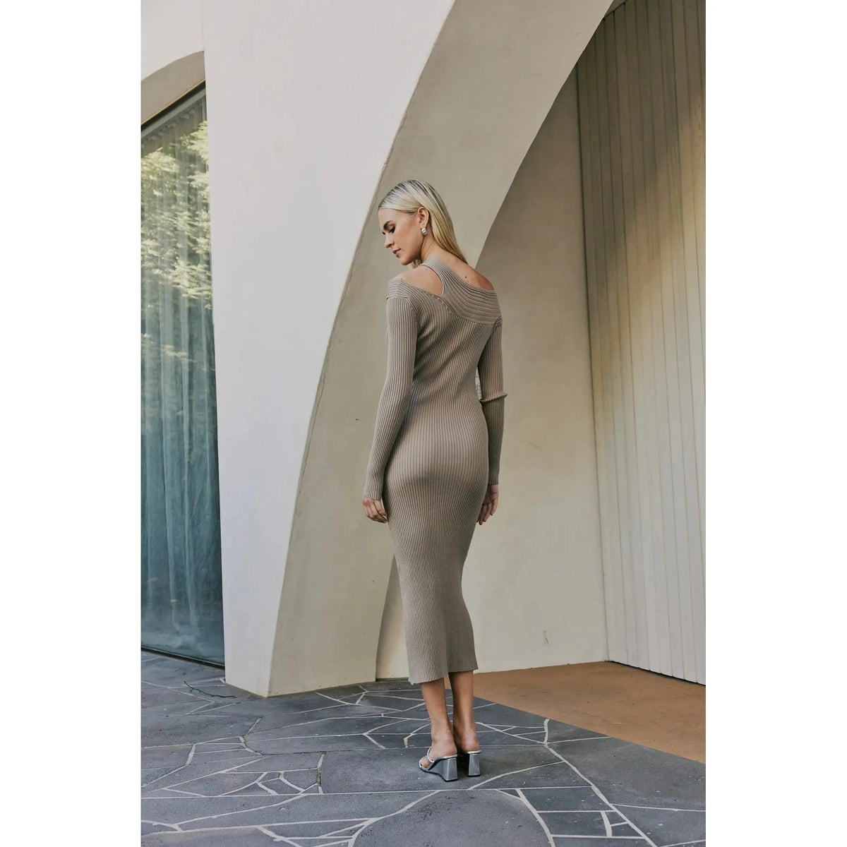 CURAAE | AMARA ONE SHOULDER ASYMMETRICAL DRESS
