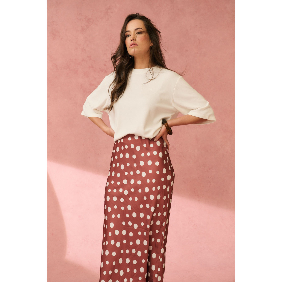 CARTEL AND WILLOW | SOLANA TEE - White