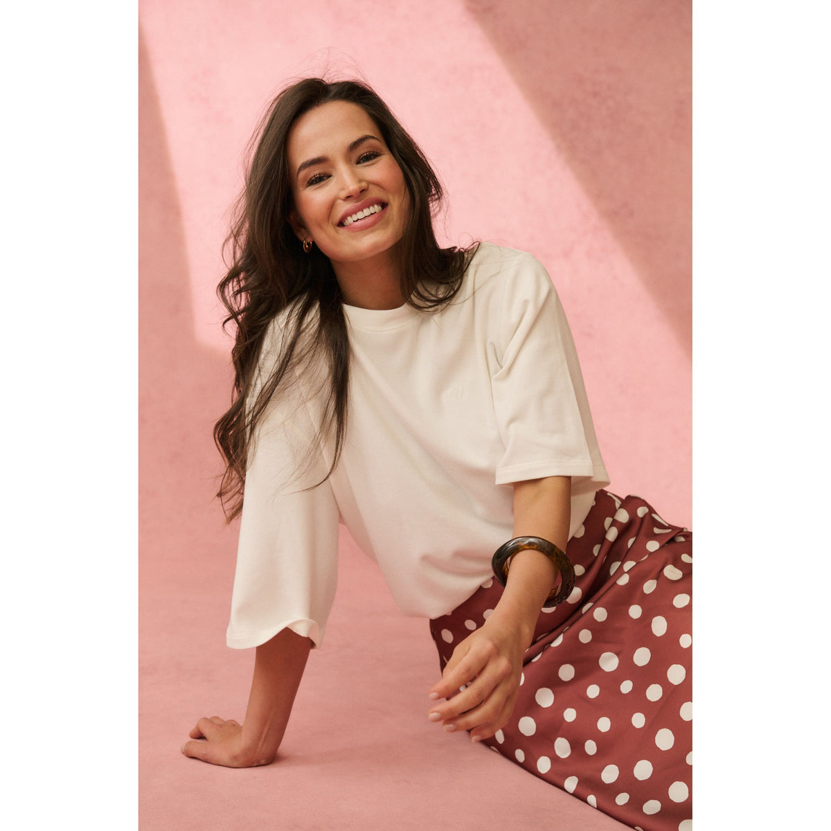 CARTEL AND WILLOW | SOLANA TEE - White