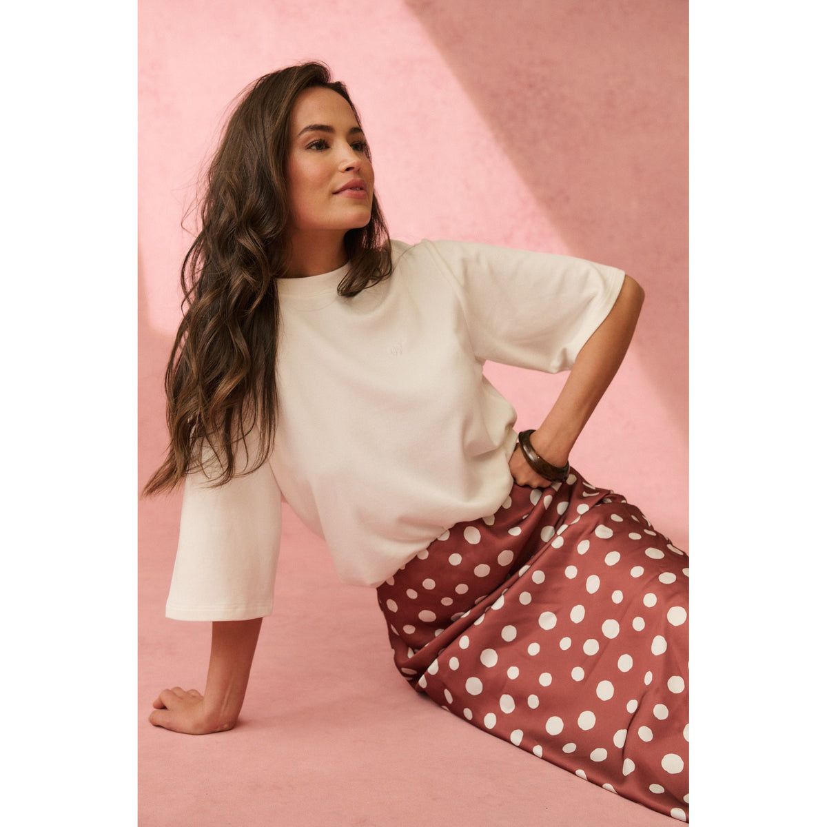 CARTEL AND WILLOW | SOLANA TEE - White