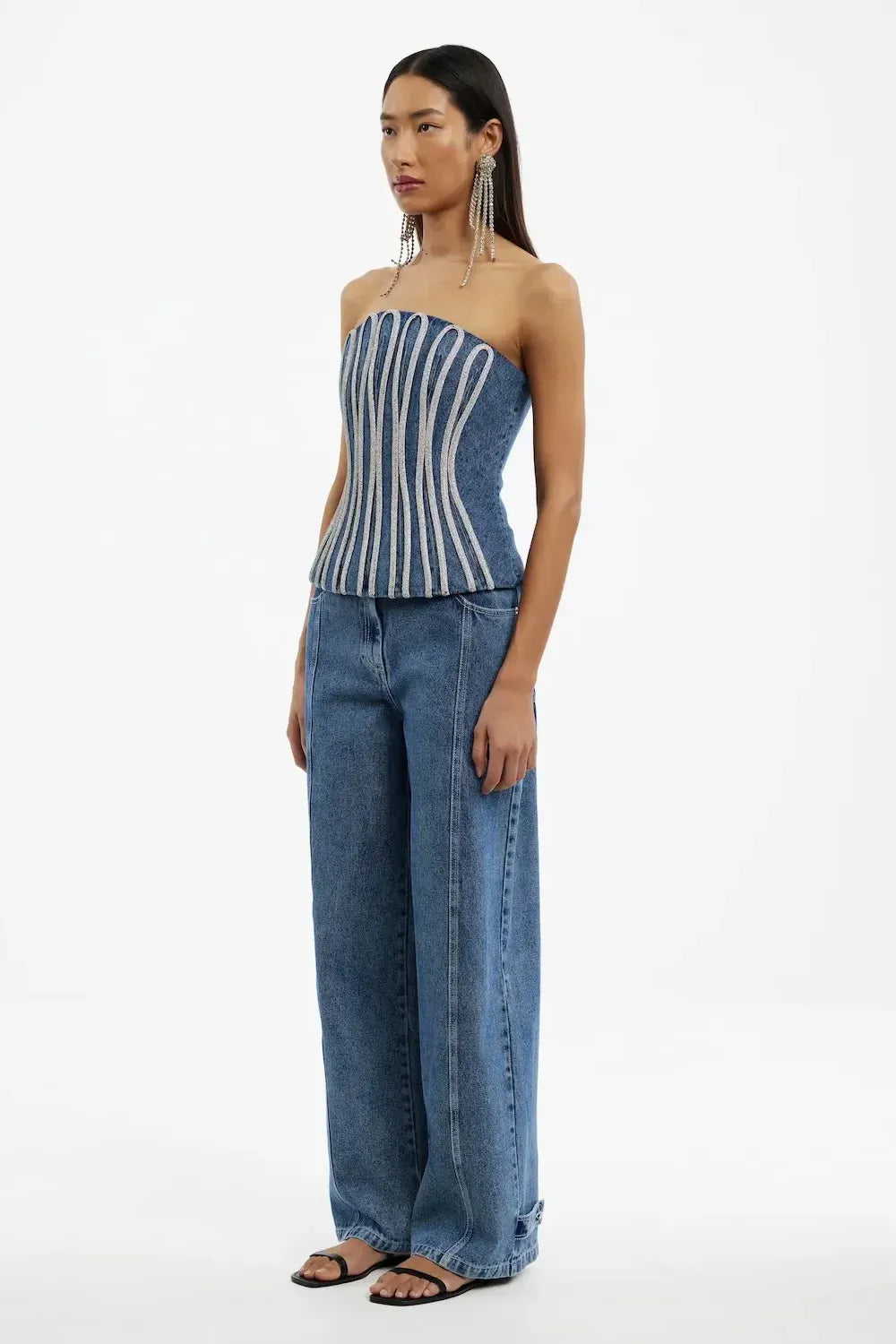 SIGNIFICANT OTHER | SABRINA METALLIC JEAN