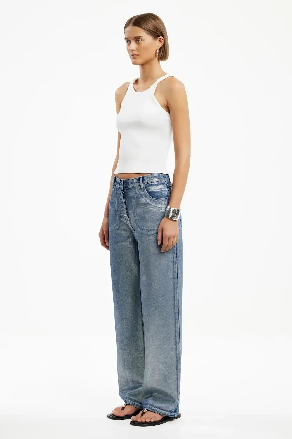 SIGNIFICANT OTHER | SABRINA METALLIC JEAN