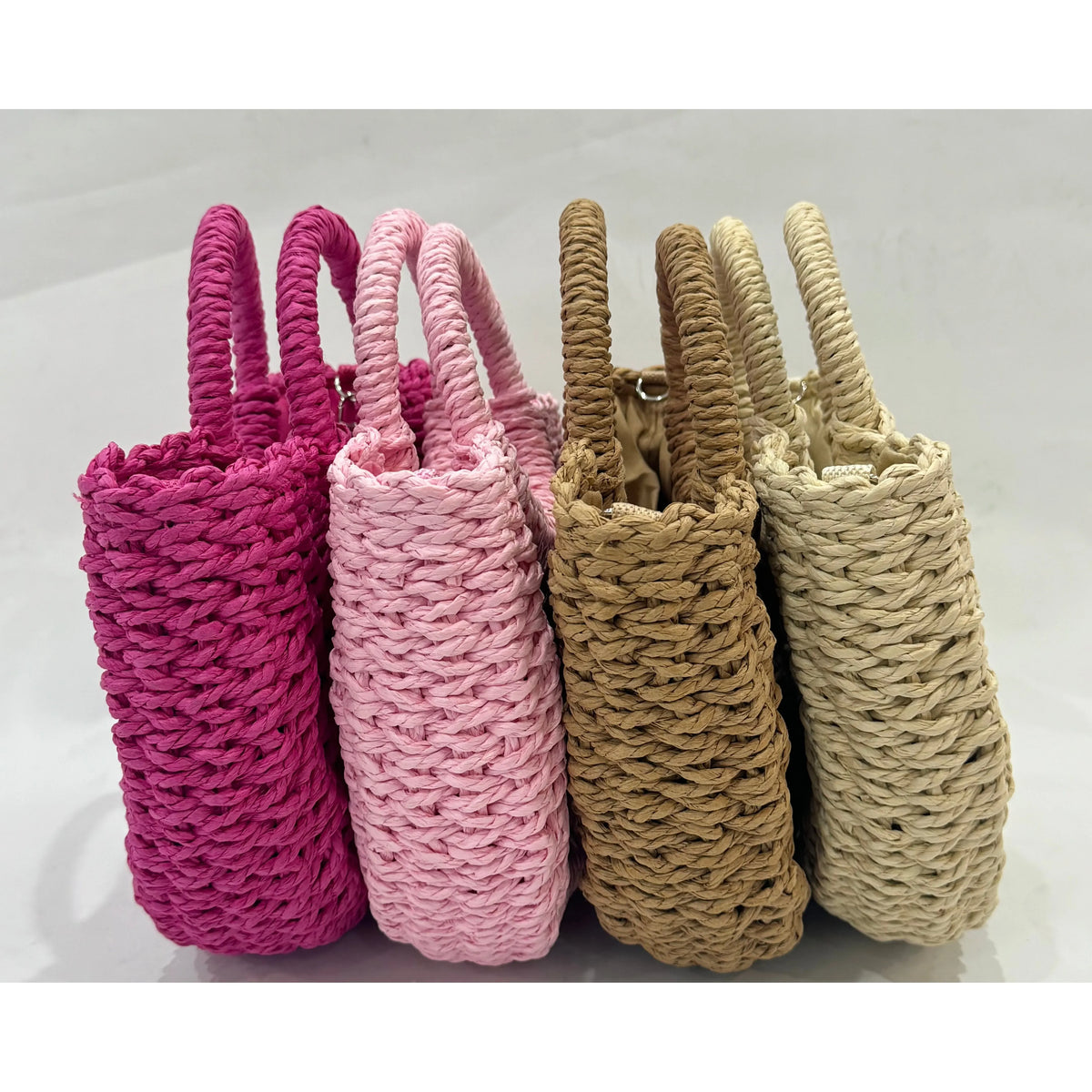 WOVEN BAG | LIGHT PINK