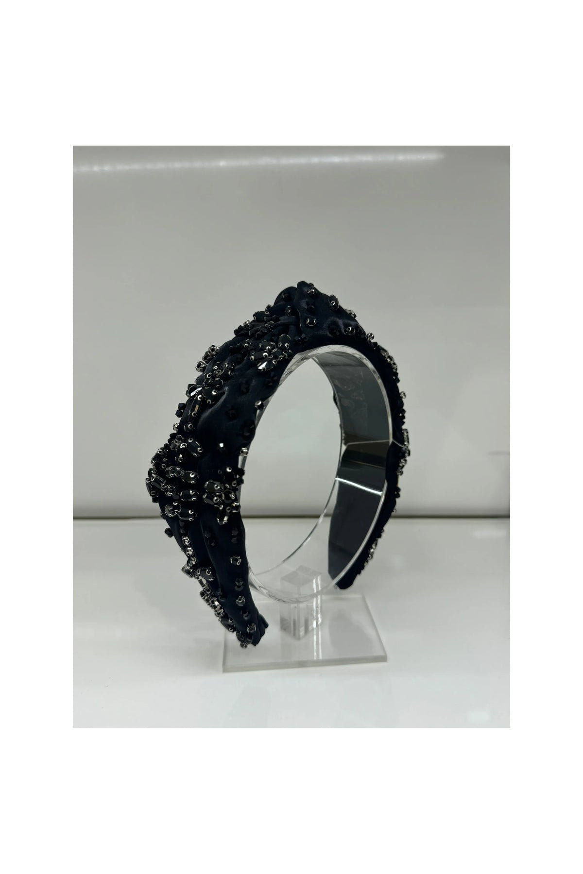 CRYSTAL HEADBAND | Black