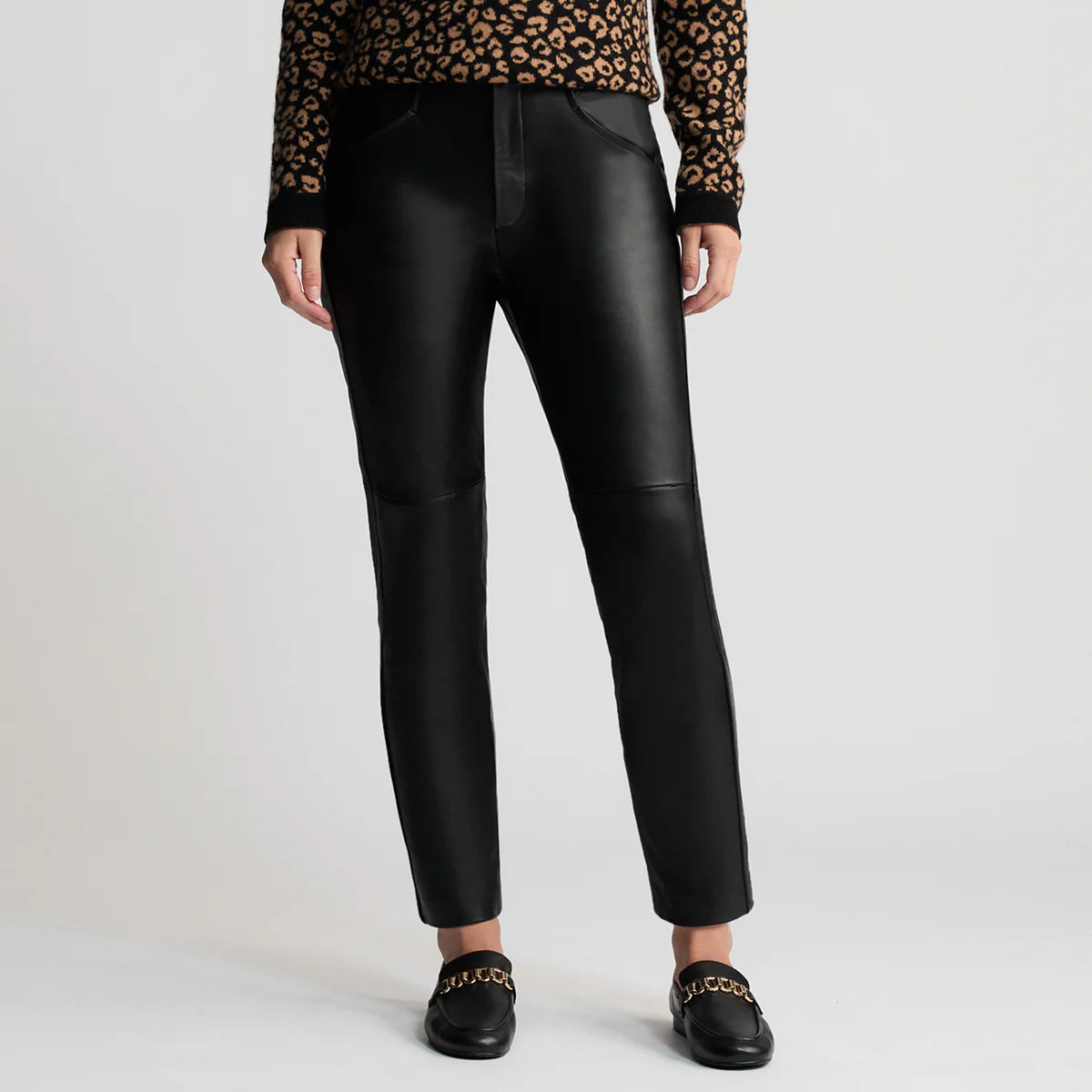 RAW BY RAW | TORY LEATHER PANT - BLACK