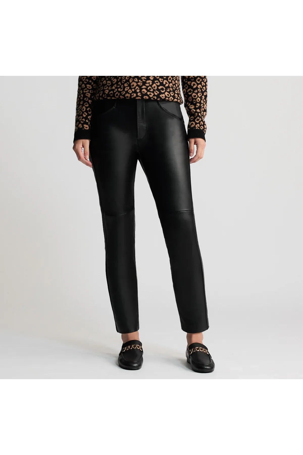 RAW BY RAW | TORY LEATHER PANT - BLACK