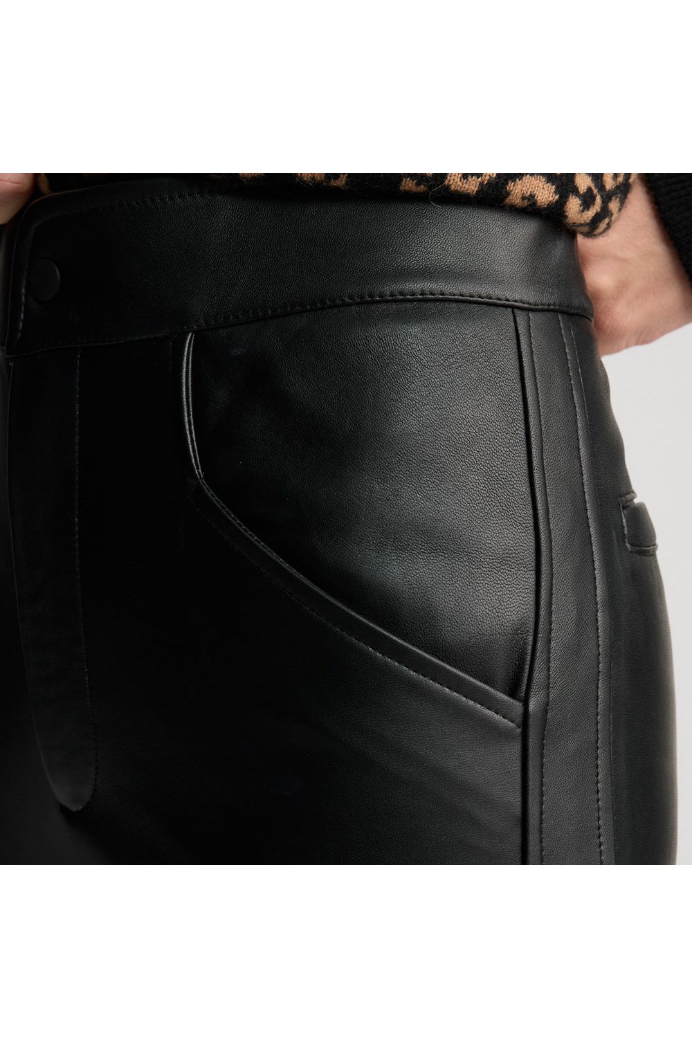 RAW BY RAW | TORY LEATHER PANT - BLACK