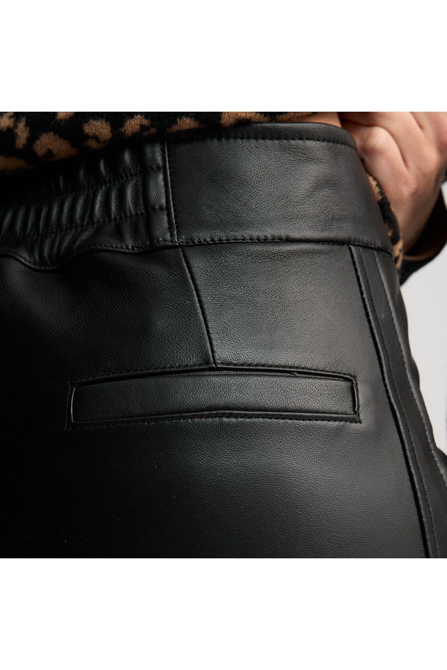 RAW BY RAW | TORY LEATHER PANT - BLACK